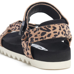 ROLLIE -TOOTH WEDGE SANDAL LEOPARD
