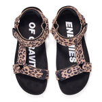 ROLLIE -TOOTH WEDGE SANDAL LEOPARD