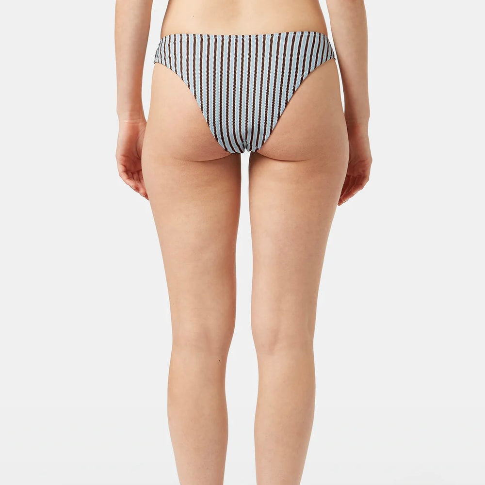 SCOTCH&SODA-TEXTURED STRIPE BIKINI BOTTOM