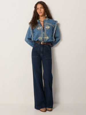 MAISON HOTEL-Narciso Blouse - Light Blue