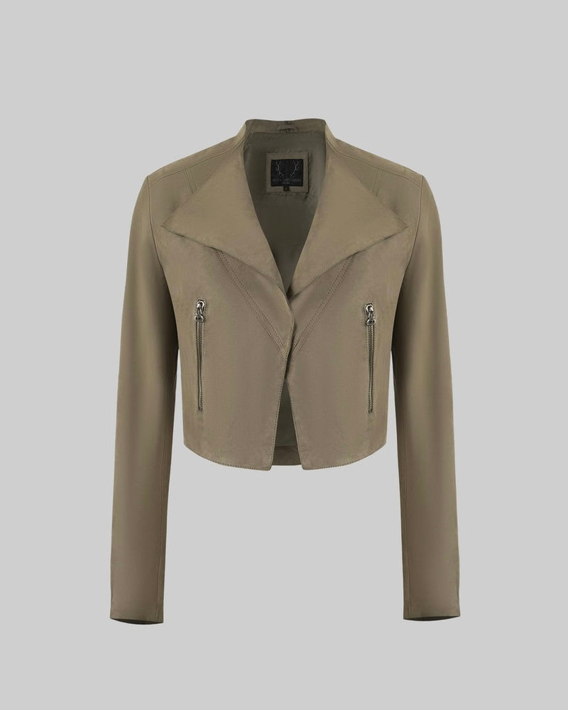 BOD&CHRISTENSEN-ADRIAN - CROPPED SUEDE JACKET