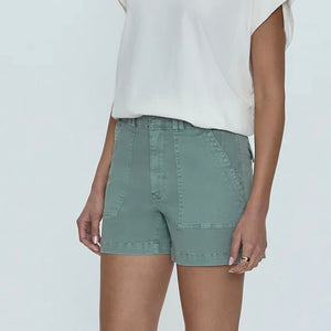 PISTOLA- MARISSA HIGH RISE UTILITY SHORT - GREEN