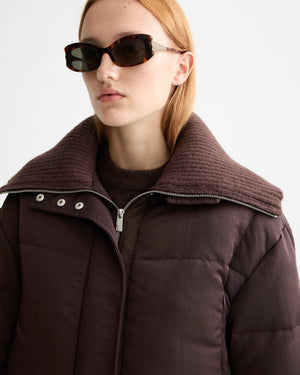 SCOTCH&SODA-AVIATOR COLLAR PUFFER JACKET