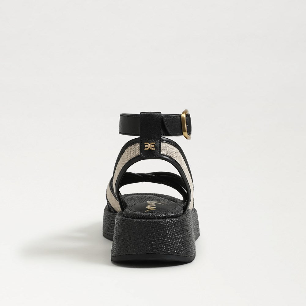 SAM EDELMAN-NYLIE PLATFORM ANKLE STRAP SANDAL