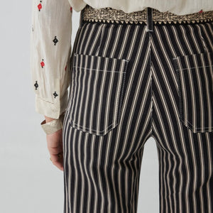 MAISON HOTEL-Jack Pant - White Stripes