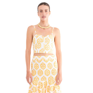 DESERT QUEEN-Marlyn Bustier gold medallion