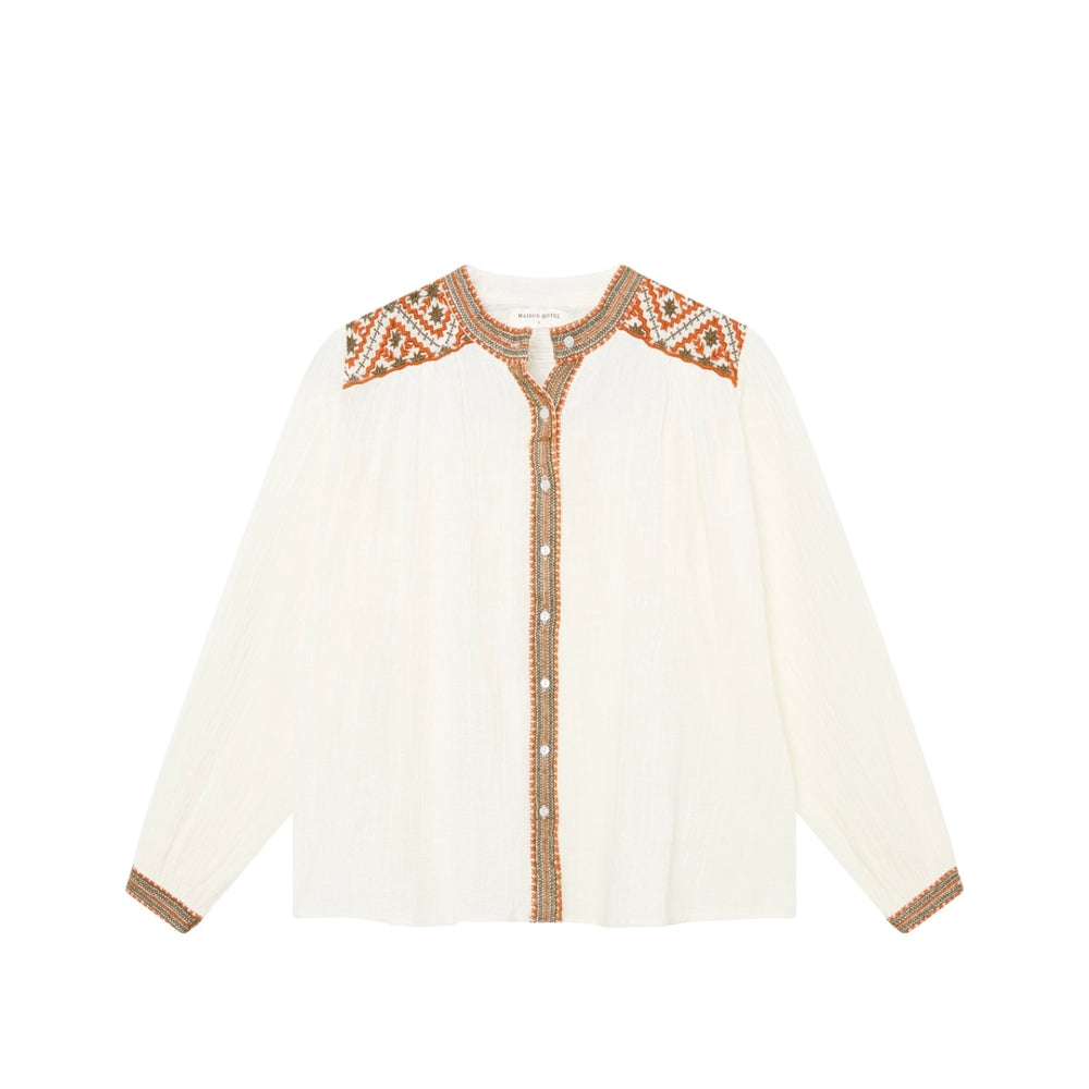 MAISON HOTEL-Beth Blouse - Wandering Pumpkin