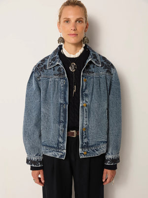 MAISON HOTEL-Wesley Jacket - Western Blue