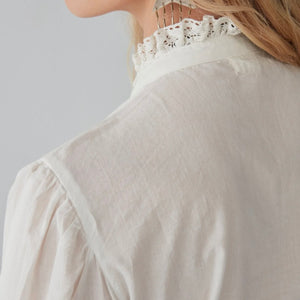 MAISON HOTEL-Emanuelle Blouse - Panna Cotta