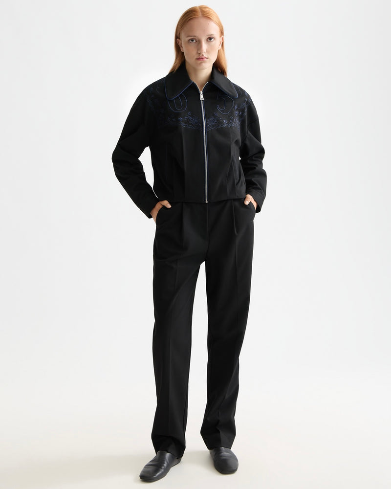 SCOTCH&SODA-EMBROIDERED BOMBER JACKET