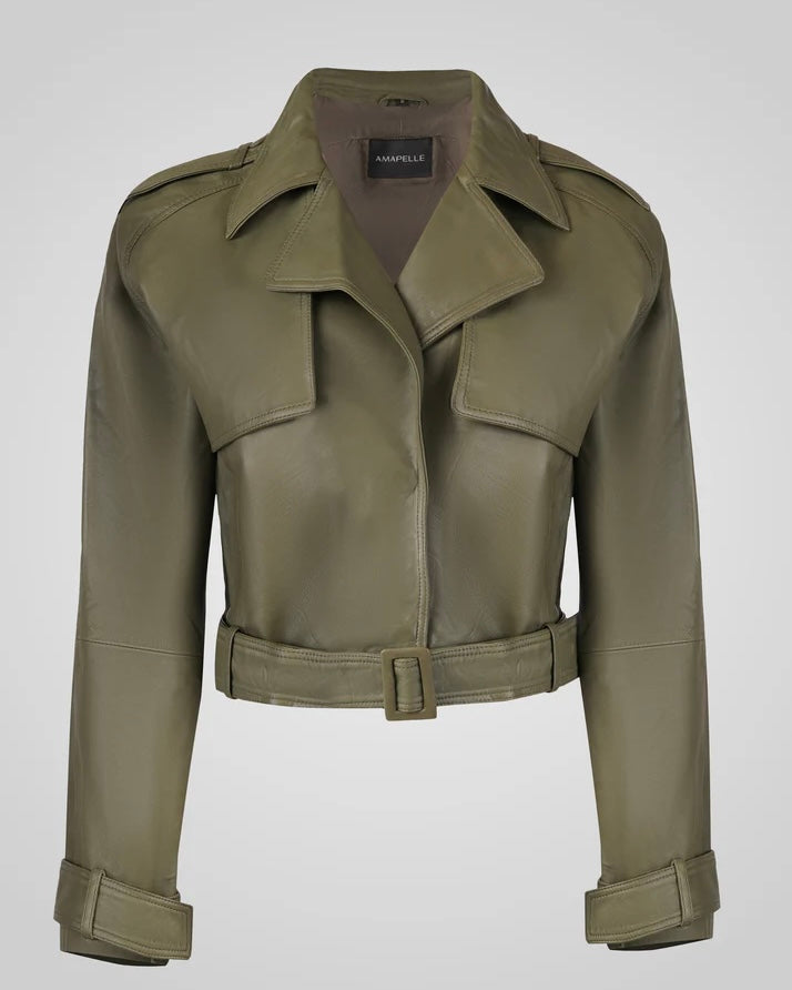AMAPELLE-ROMIE - CROPPED TRENCH BIKER