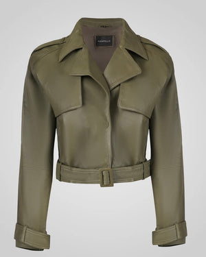 AMAPELLE-ROMIE - CROPPED TRENCH BIKER