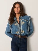 MAISON HOTEL-Narciso Blouse - Light Blue
