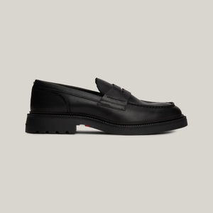 TOMMY HILFIGER - LEATHER CHUNKY SOLE LOAFERS