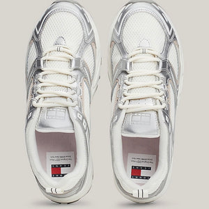 TOMMY HILFIGER-METALLIC RUNNER TRAINERS