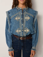 MAISON HOTEL-Narciso Blouse - Light Blue