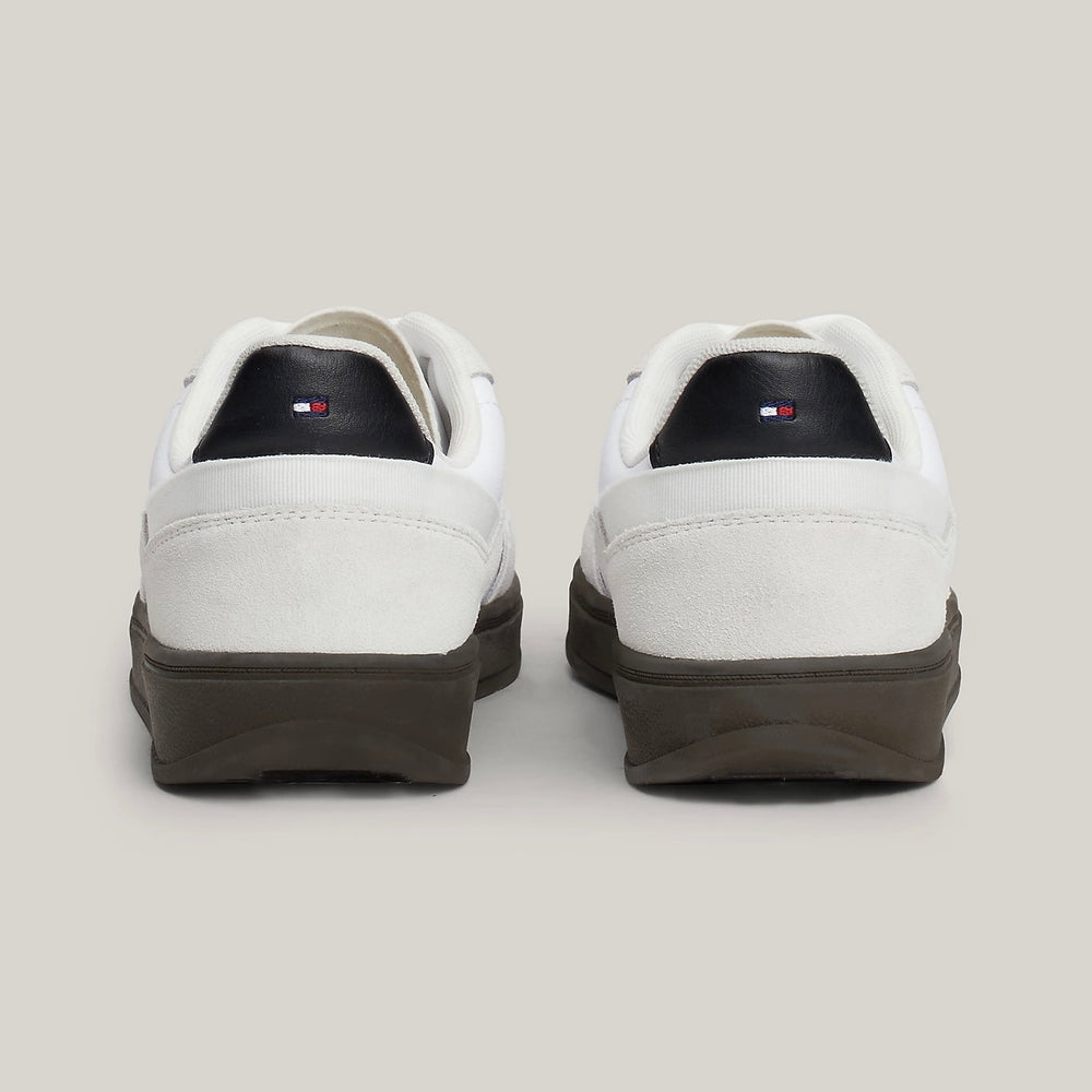 TOMMY HILFIGER-HERITAGE SUEDE COURT TRAINERS