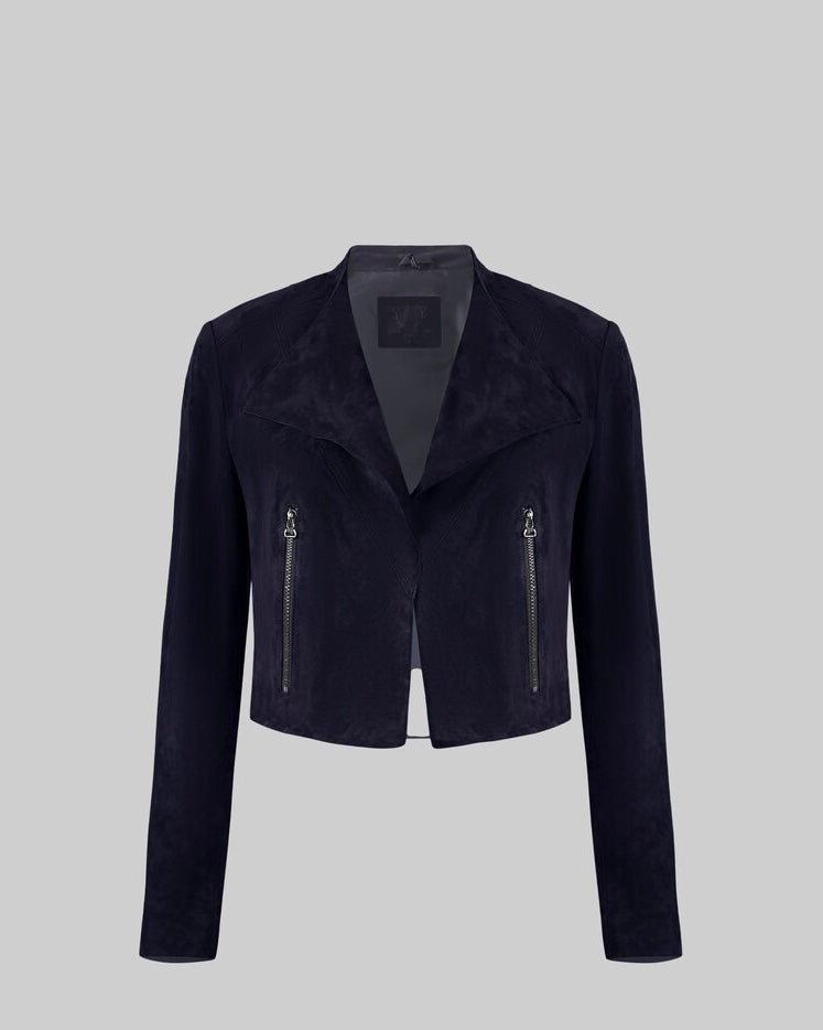 BOD&CHRISTENSEN-ADRIAN - CROPPED SUEDE JACKET
