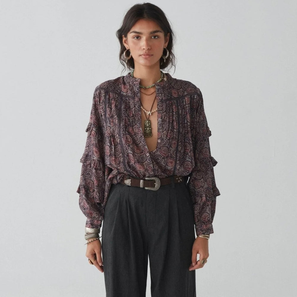 MAISON HOTEL-Venice Blouse - Starry Night