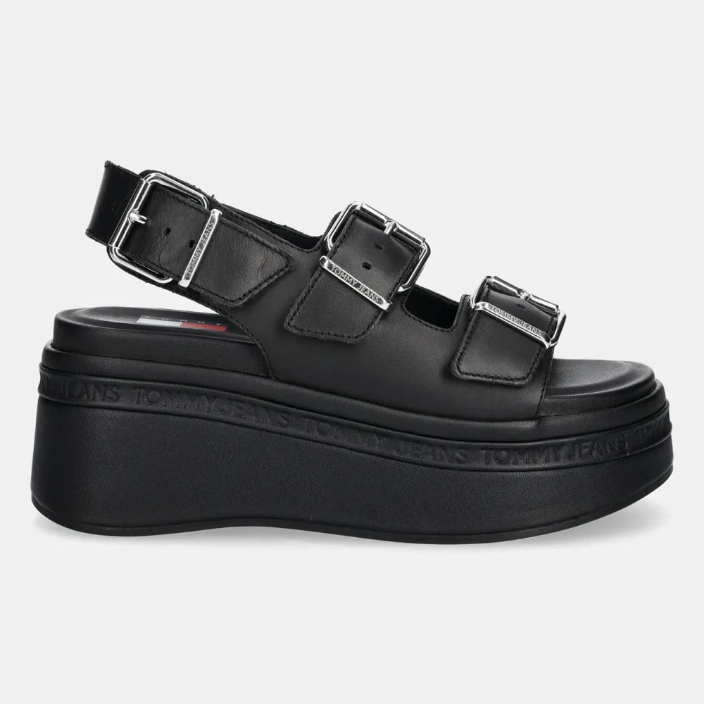 TOMMY HILFIGER-platform black