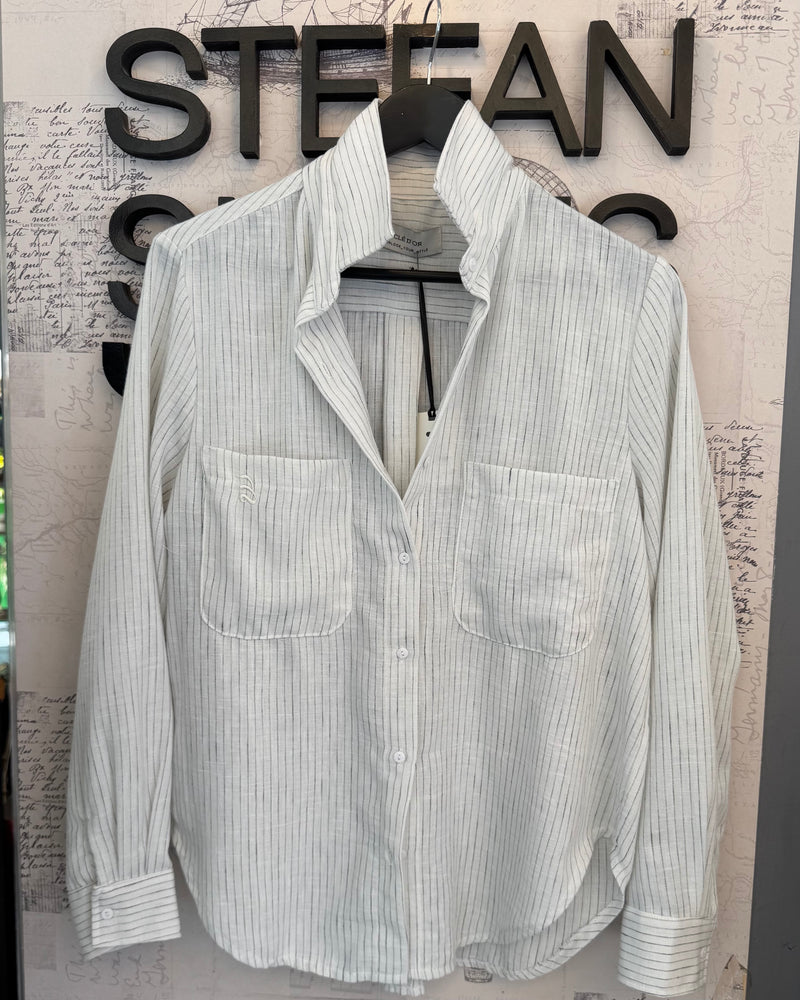 CLEDOR-STRIPES SHIRT WHITE
