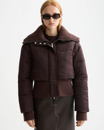 SCOTCH&SODA-AVIATOR COLLAR PUFFER JACKET