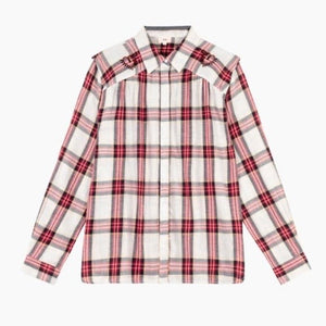 ANJE PARIS-plaid shirt