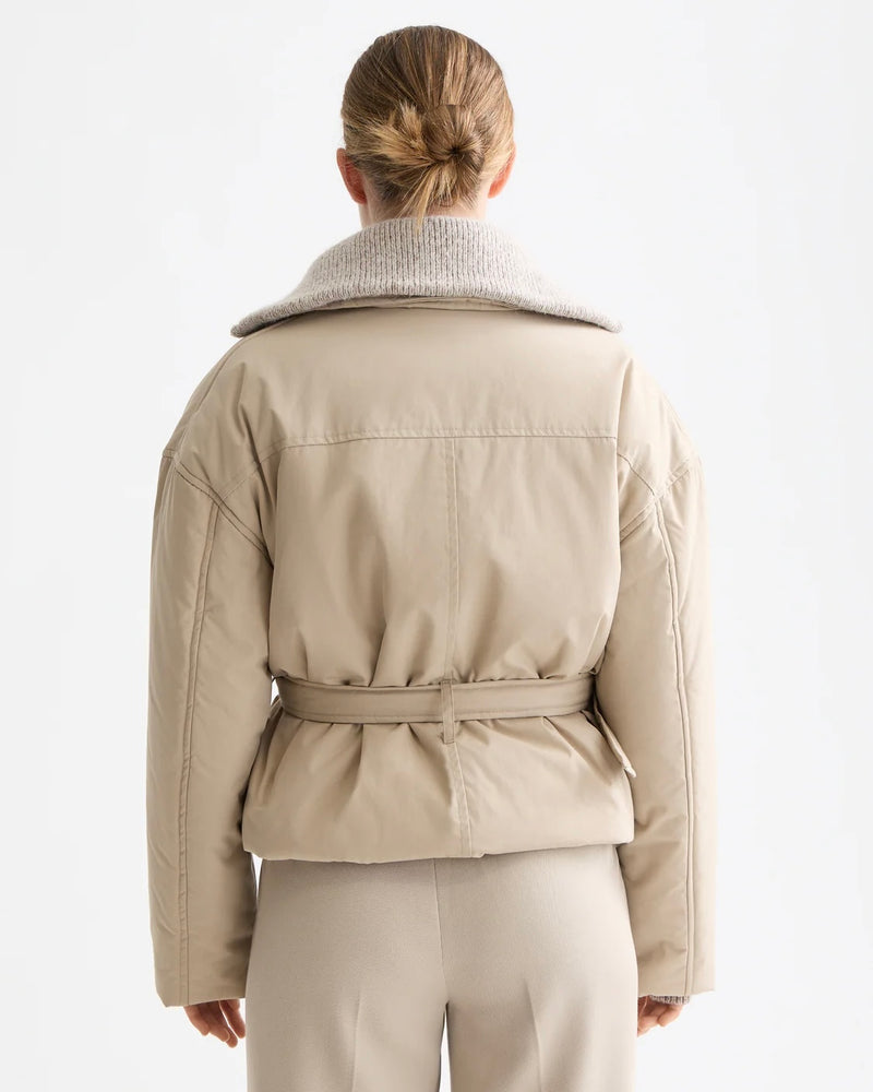 SCOTCH&SODA-LIGHTWEIGHT PADDED POPLIN TRENCH