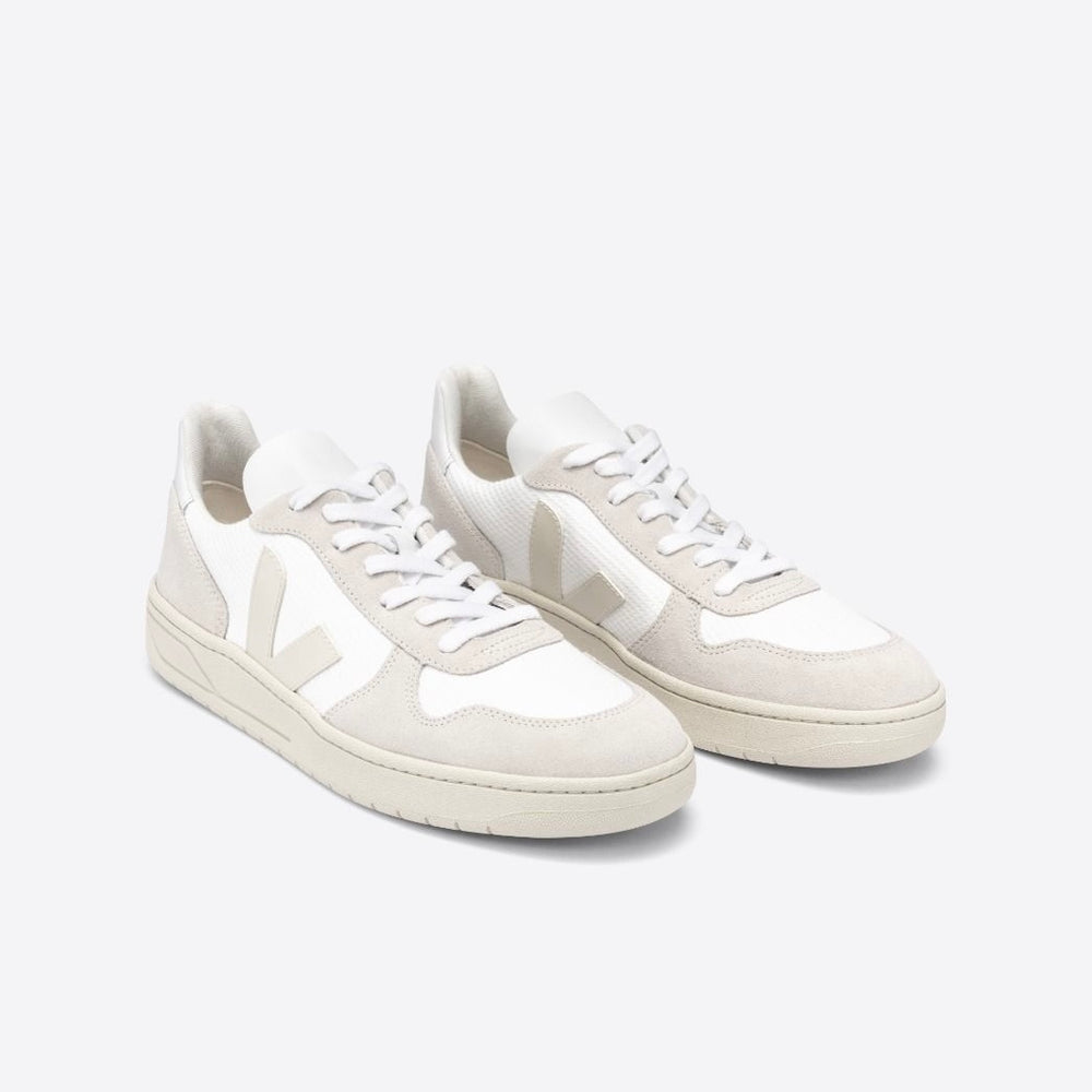 VEJA- V10 B-MESH WHITE NATURAL PIERRE