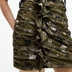 ALLSAINTS-Gloria Mesh Floral Print Kora Mini Skirt