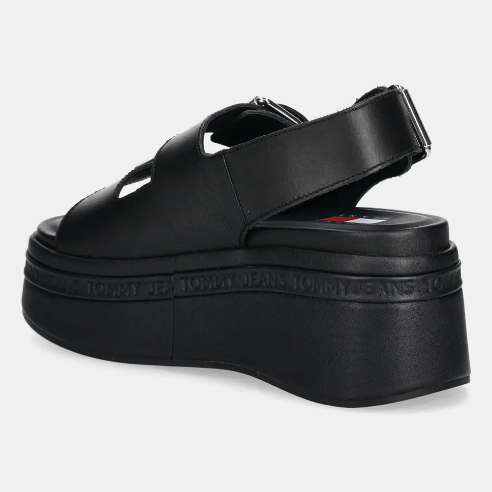 TOMMY HILFIGER-platform black