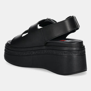 TOMMY HILFIGER-platform black