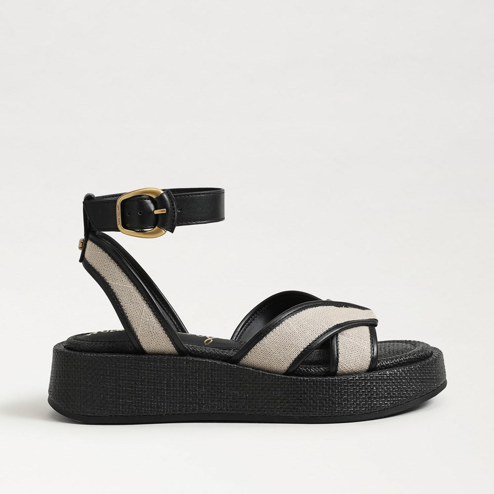 SAM EDELMAN-NYLIE PLATFORM ANKLE STRAP SANDAL