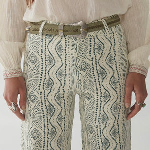 MAISON HOTEL-Twiggy Pant - Colombo Blue