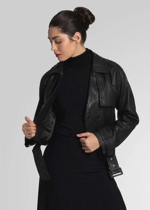 AMAPELLE-ROMIE - CROPPED TRENCH BIKER