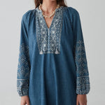 MAISON HOTEL-Emma Dress - Denim Romance