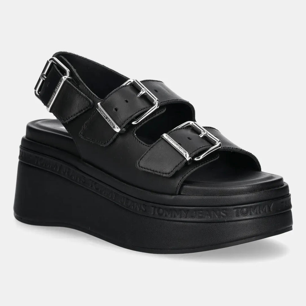 TOMMY HILFIGER-platform black