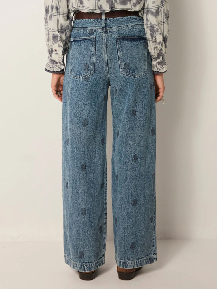 MAISON HOTEL-Paco Pant - Hamptons Blue