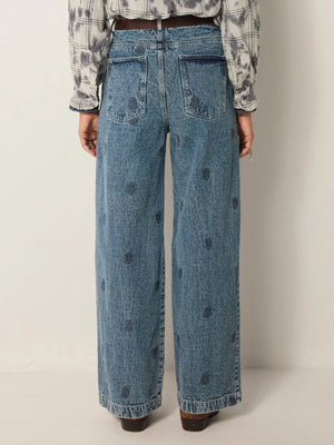 MAISON HOTEL-Paco Pant - Hamptons Blue