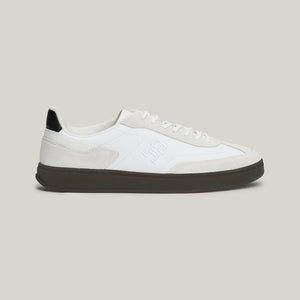 TOMMY HILFIGER-HERITAGE SUEDE COURT TRAINERS