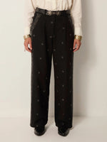 MAISON HOTEL-Diego Pant - Charro Black