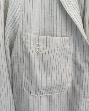 CLEDOR-STRIPES SHIRT WHITE