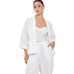 DESERT QUEEN-Lala Linen Jacket