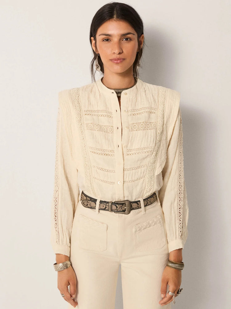MAISON HOTEL-Blanca Blouse - Romantic Dream