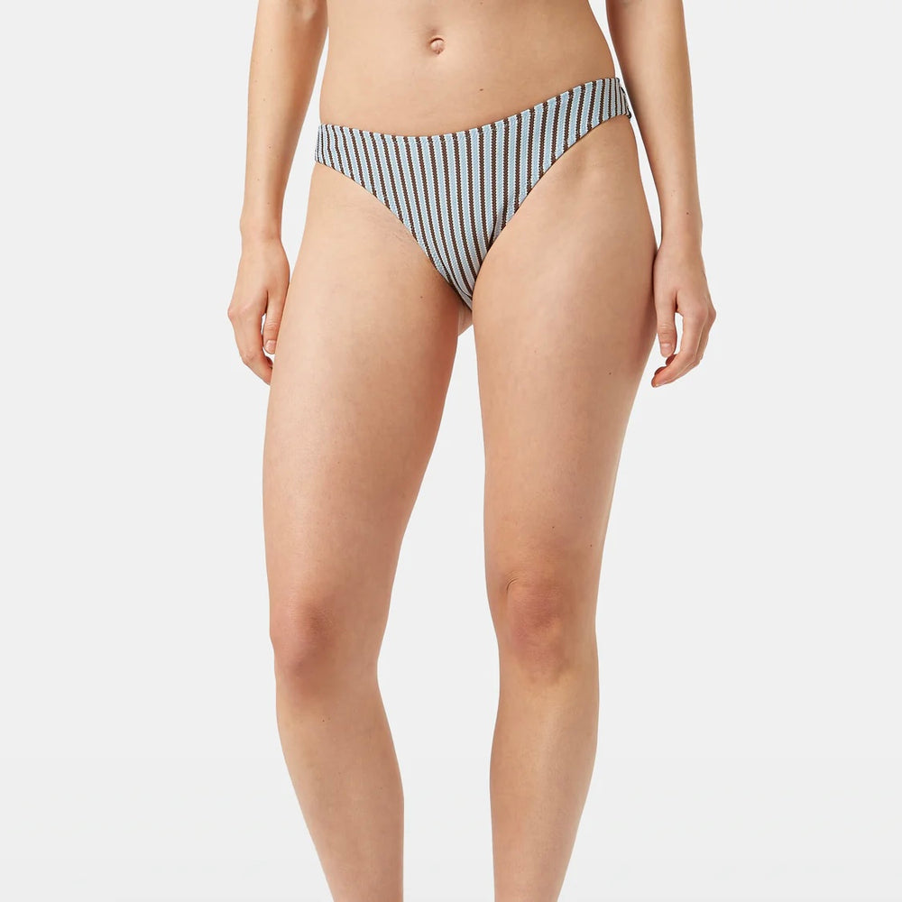 SCOTCH&SODA-TEXTURED STRIPE BIKINI BOTTOM