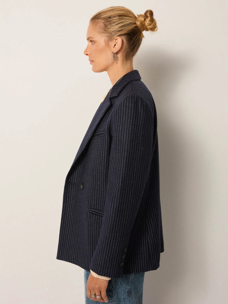 MAISON HOTEL-Jackie Blazer - Navy Note