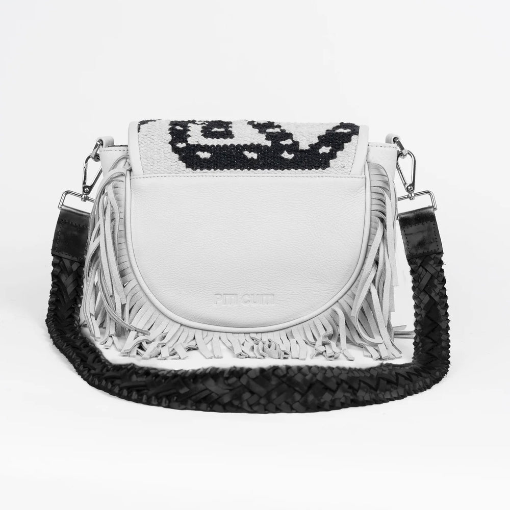 MEDELLIN BLACK& WHITE SHOULDER BAG