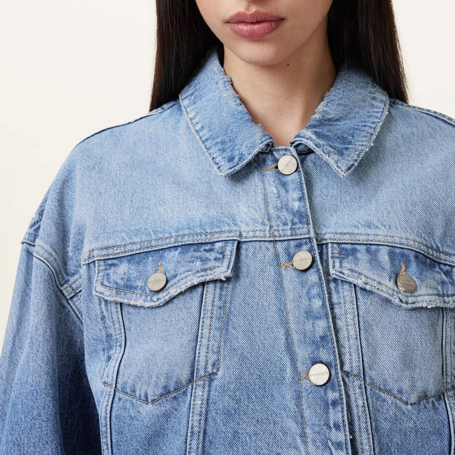 Allsaints-Aki Crossover Denim Jacket