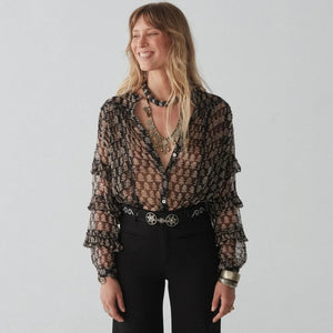 MAISON HOTEL-Venice Blouse - Ying Yang