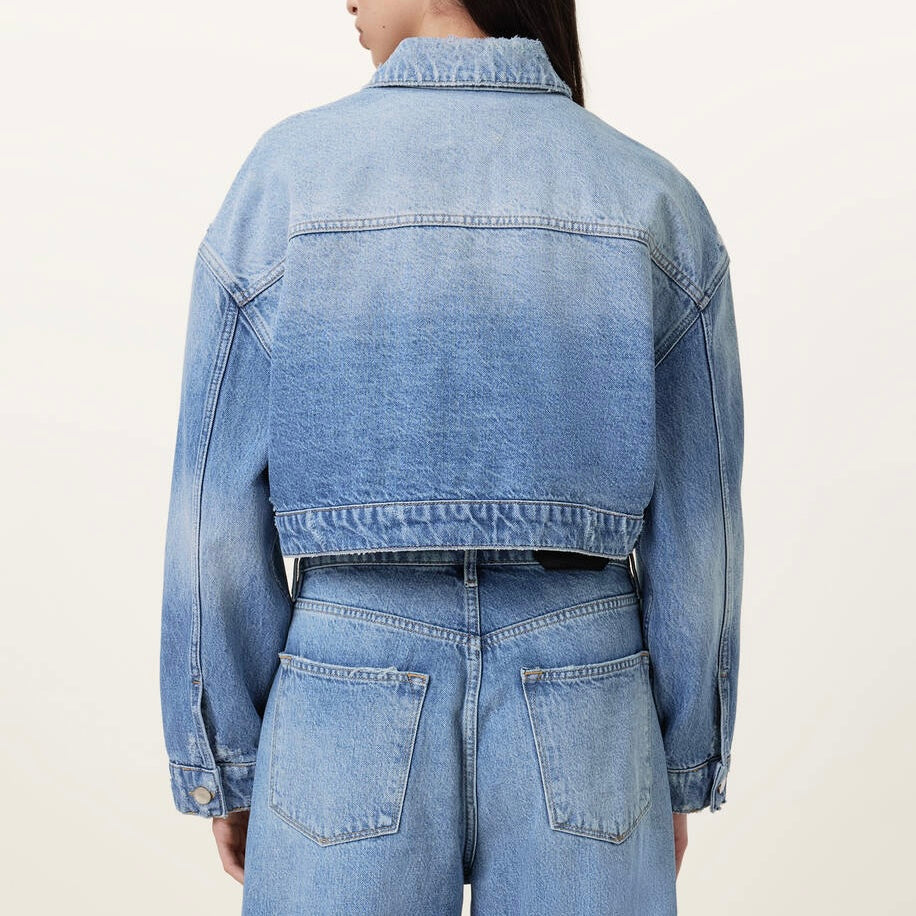 Allsaints-Aki Crossover Denim Jacket